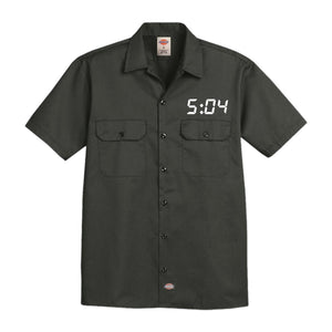 5:04 Dickies Button Up Olive