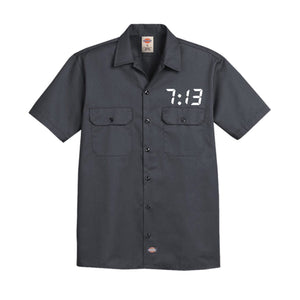 Mini 7:13 Dickies Button Up Dark Grey (Spur Edition)