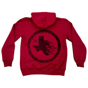 Lonestar Faded Red hoodie