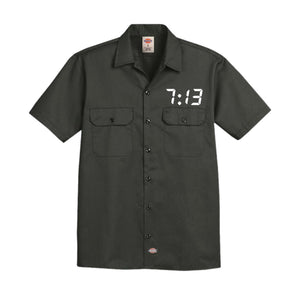 Mini 7:13 Dickies Button Up Olive (Screw Edition)