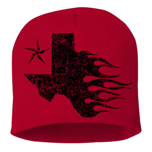 Lonestar Skully Red & Black