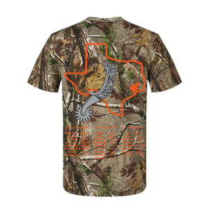 7:13 T-Shirt Wood Camo w/ Orange (Spur Edition)