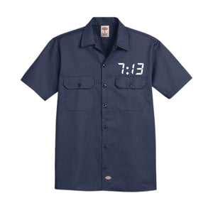 Mini 7:13 Dickies Button Up Navy (Spur Edition)