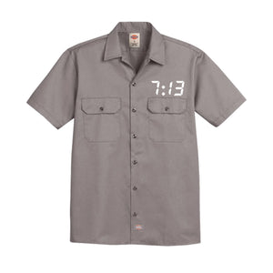Mini 7:13 Dickies Button Up Light Grey (Spur Edition)