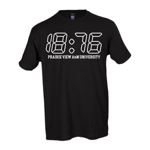 18:76 PV T-Shirt Black w/ White