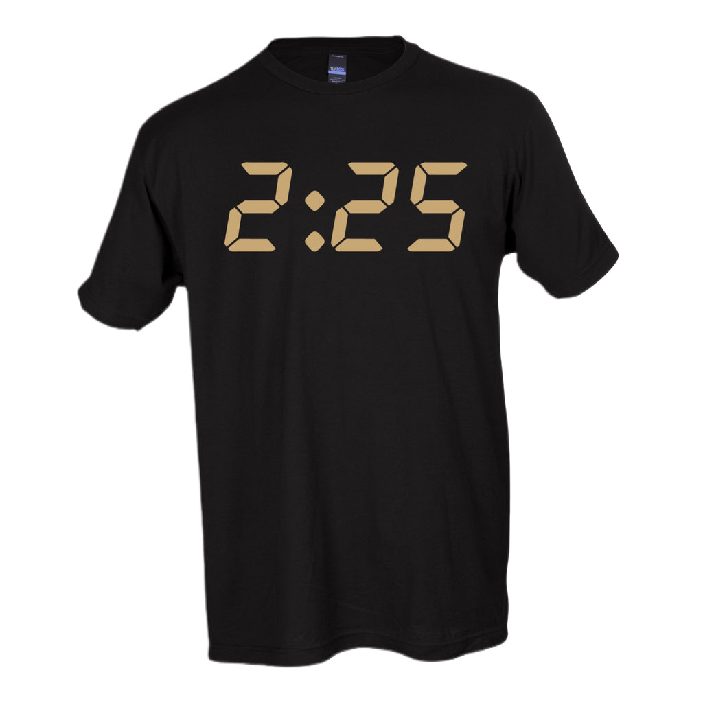2:25 T-Shirt Black w/ Gold