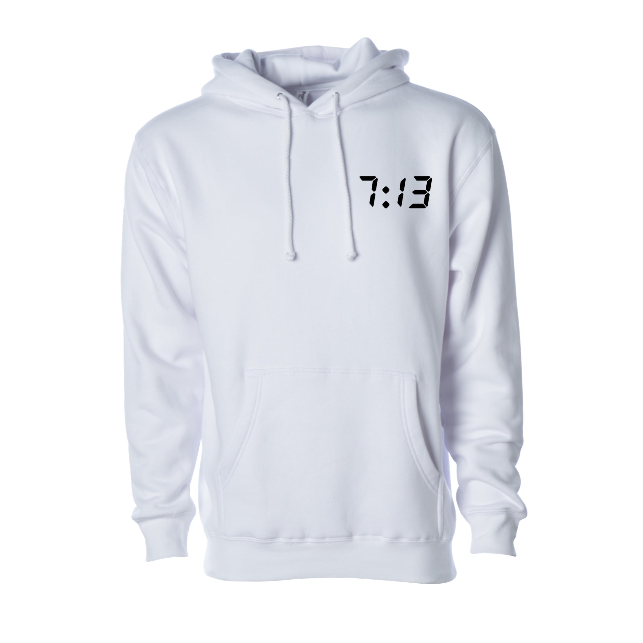 Mini 7:13 Hoodie White w/ Black (Screw Edition)