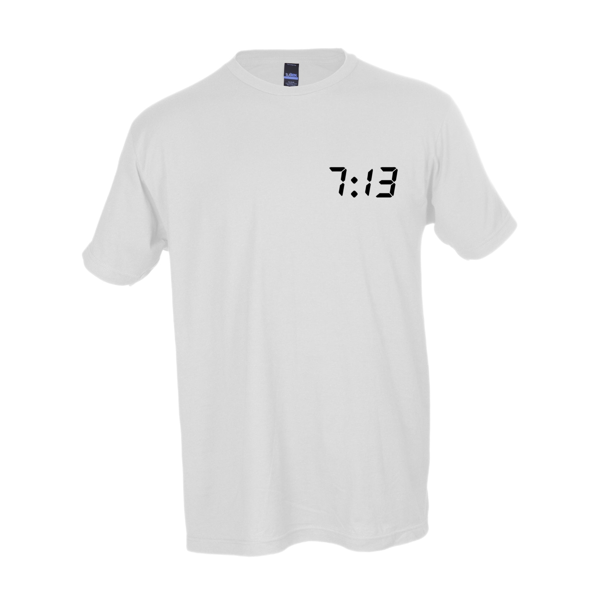 Mini 7:13 T-Shirt White w/ Black (Screw Edition)