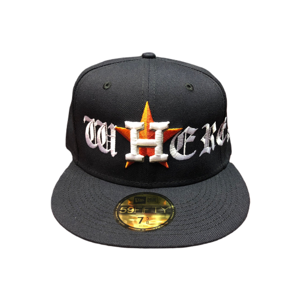 Astros New Era “WHERE YOU FROM?” Fitted Cap
