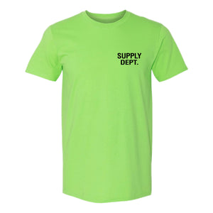 Supply Dept. T-Shirt Lime Green