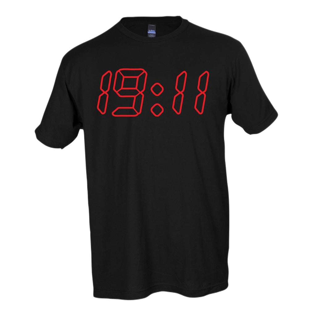 19:11 T-Shirt Black w/ Red