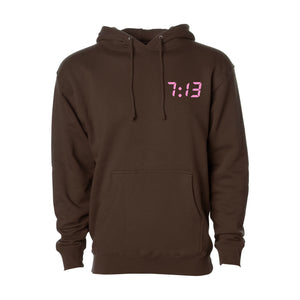 Mini 7:13 Hoodie Brown w/ Pink (Screw Edition)