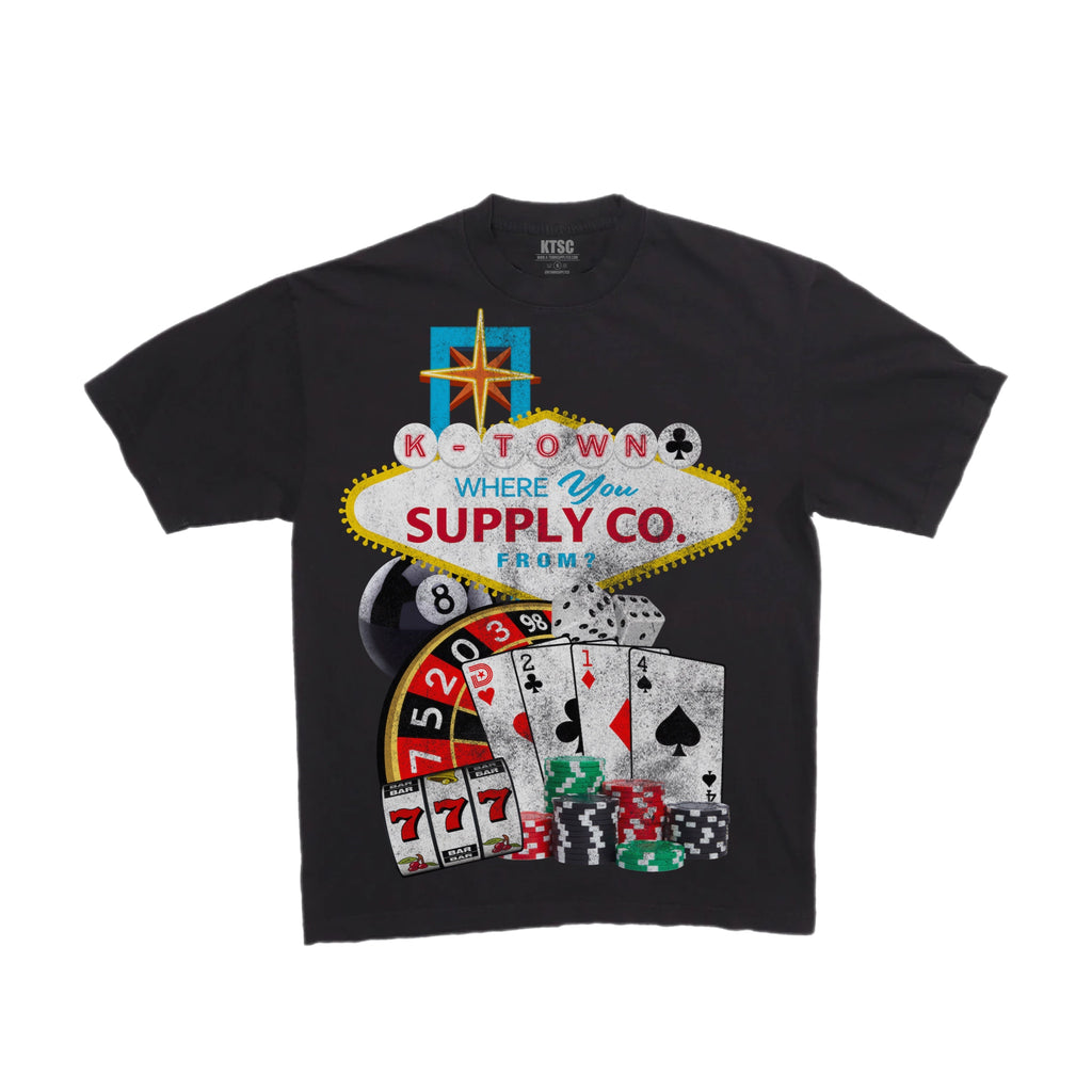 214 Casino T-Shirt Black