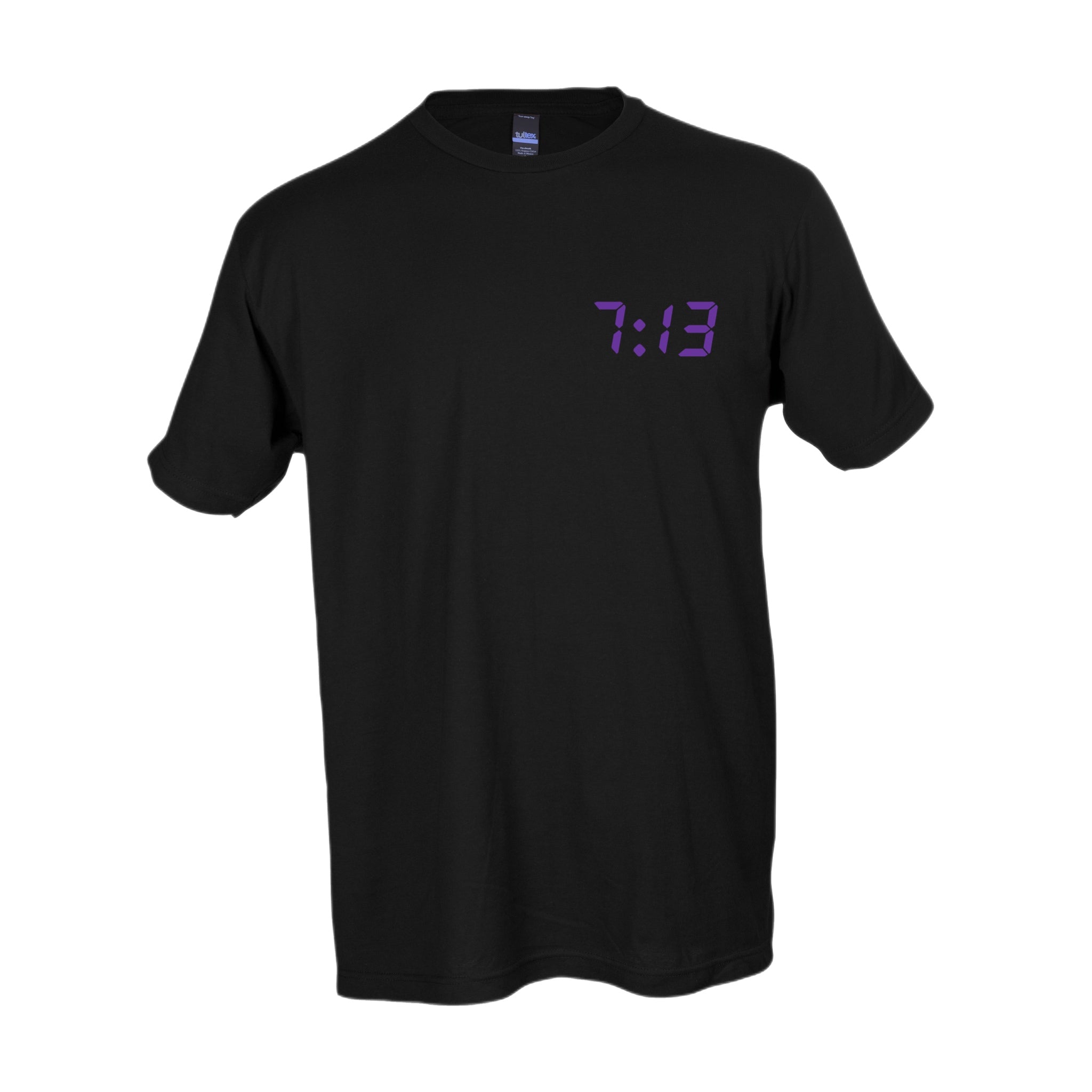 Mini 7:13 T-Shirt Black w/ Purple (Screw Edition)