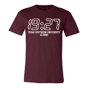 19:27 TxSU Alumni T-Shirt Maroon