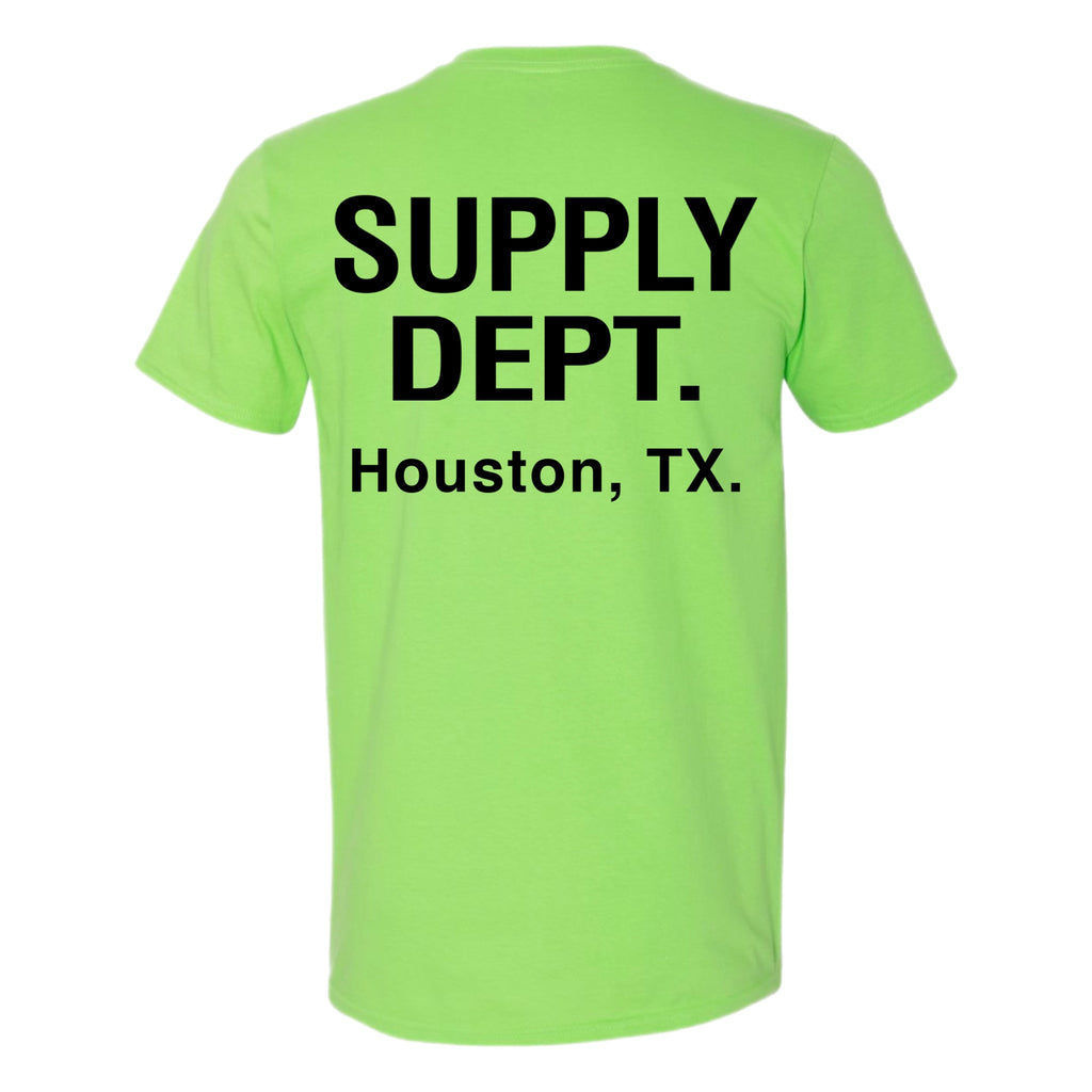 Supply Dept. T-Shirt Lime Green