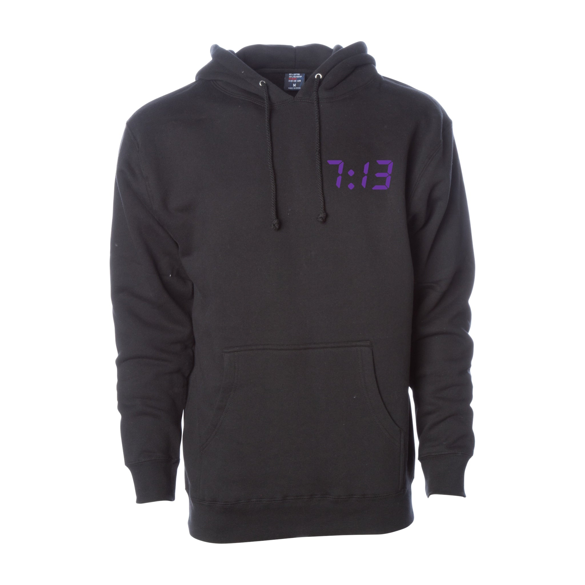 Mini 7:13 Hoodie Black w/ Purple (Screw Edition)