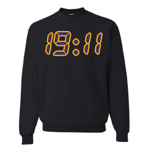 19:11 Sweatshirt Black (Stitched)