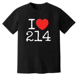 I love 214 T-Shirt Black