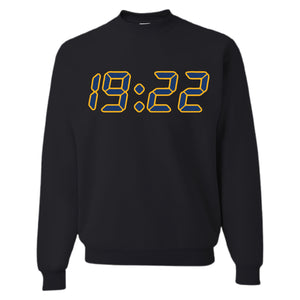 19:22 Sweatshirt Black (Stitched)