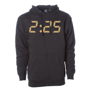 2:25 Hoodie Black w/ Gold