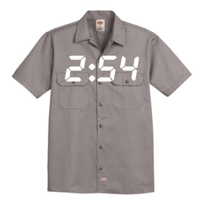 2:54 Dickies Button Up Light Grey