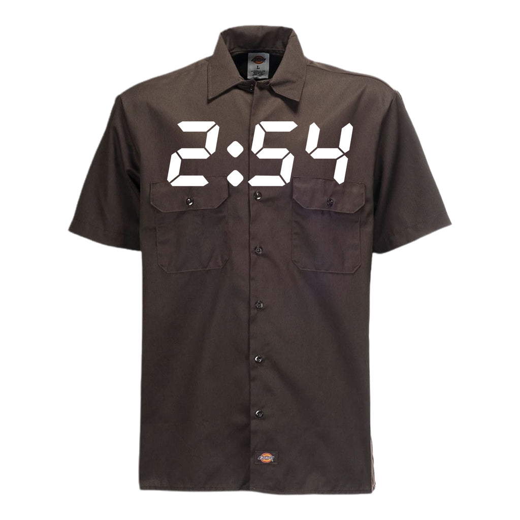 2:54 Dickies Button Up Brown
