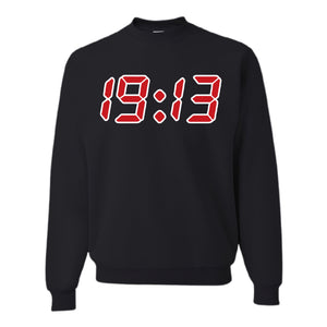 19:13 Sweatshirt Black (Stitched)