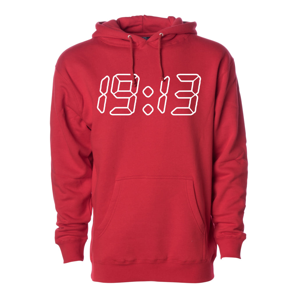 19:13 Hoodie Red (Stitched)