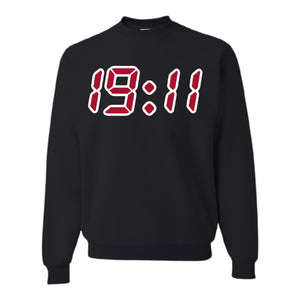 19:11 Sweatshirt Black (Stitched)