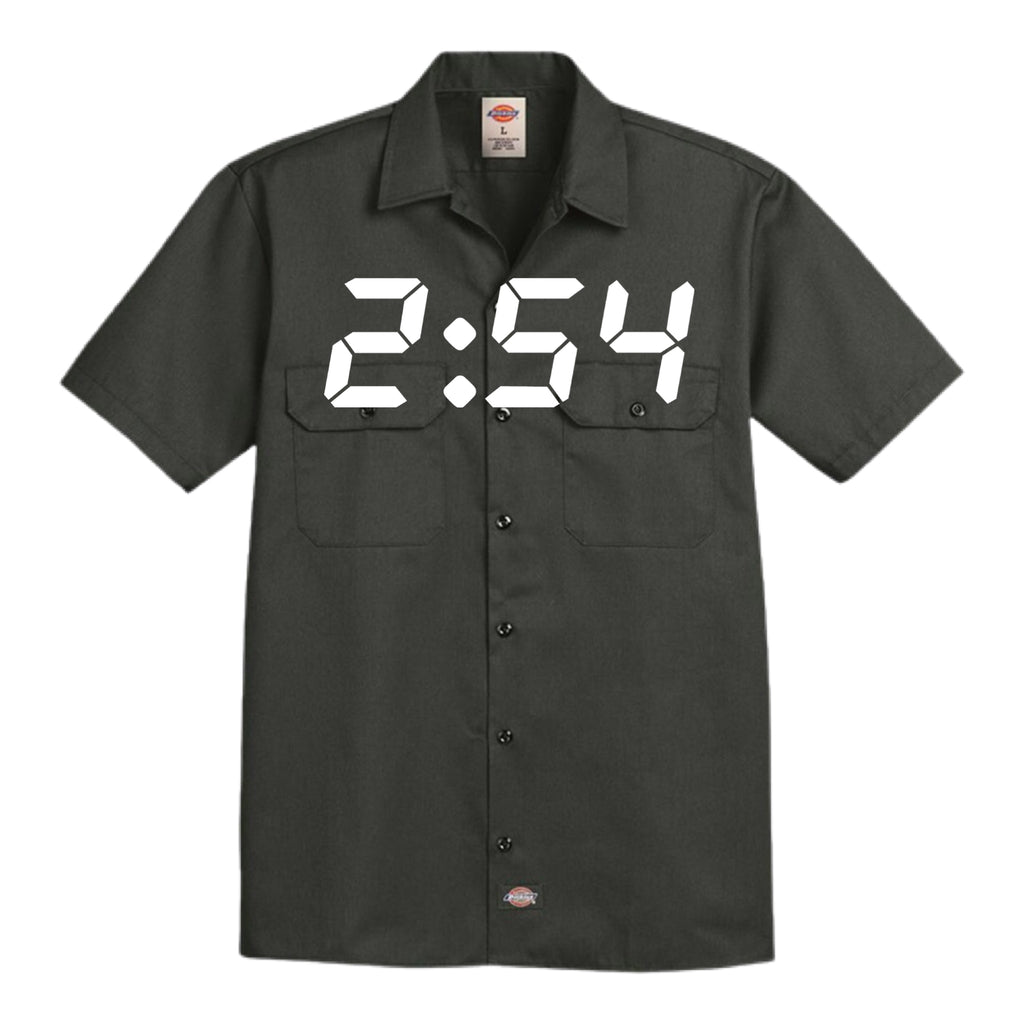 2:54 Dickies Button Up Olive