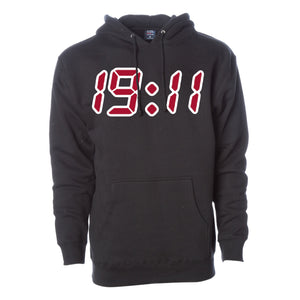 19:11 Hoodie Black (Stitched)