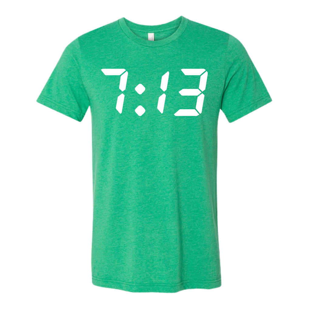 Special Edition St. Patrick's Day 7:13 T-Shirt Heather Green