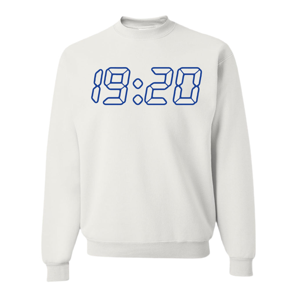 19:20 Sweatshirt White (Stitched)