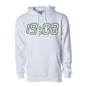 19:08 Hoodie White (Stitched)