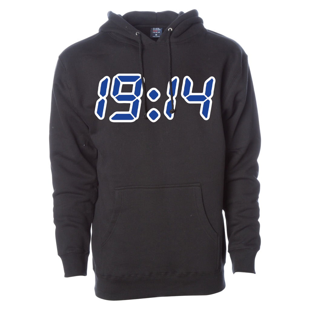 19:14 Hoodie Black (Stitched)