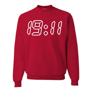 19:11 Sweatshirt Red (Stitched)