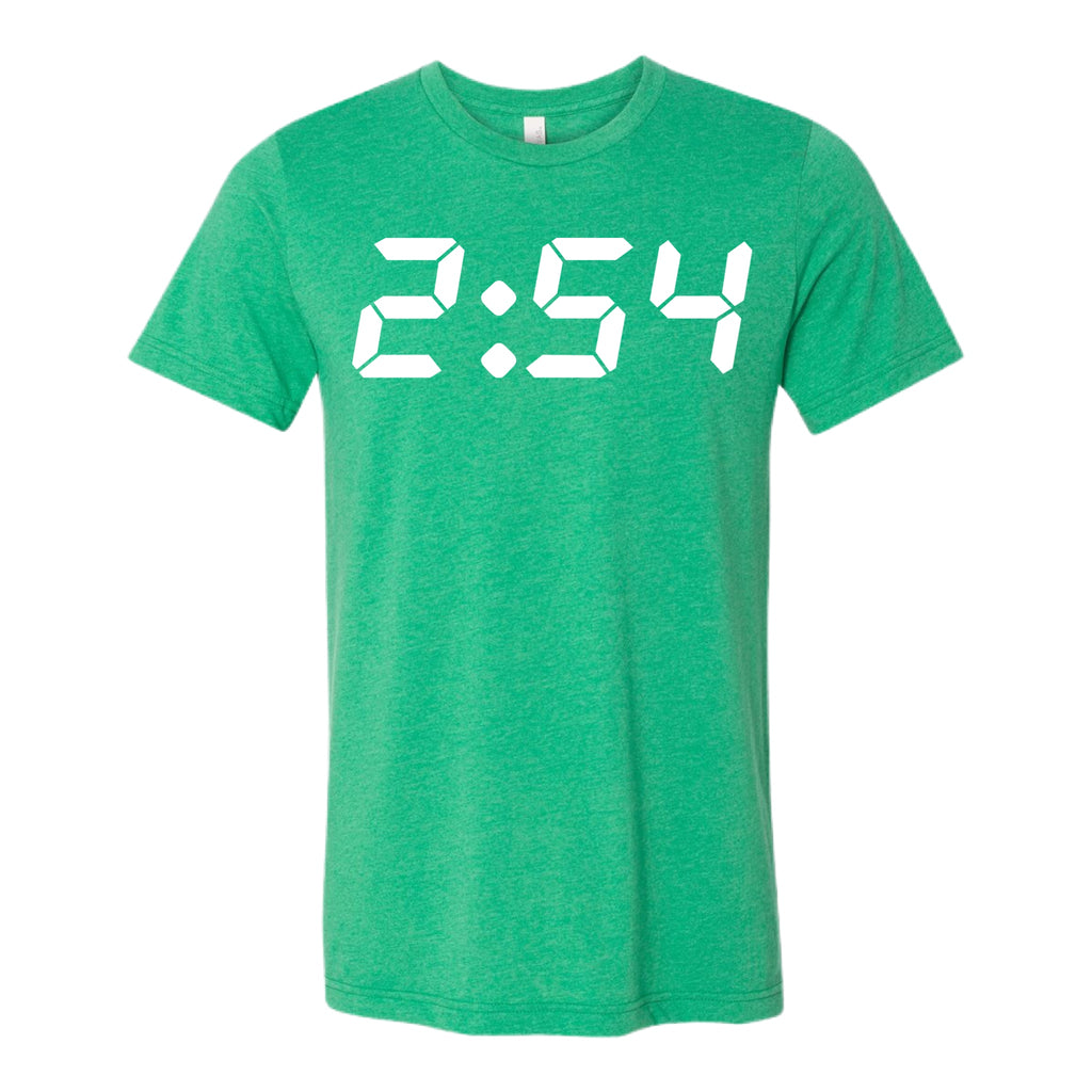 Special Edition St. Patrick's Day 2:54 T-Shirt Heather Green