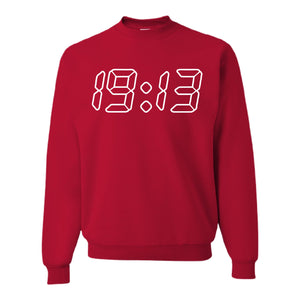 19:13 Sweatshirt Red (Stitched)