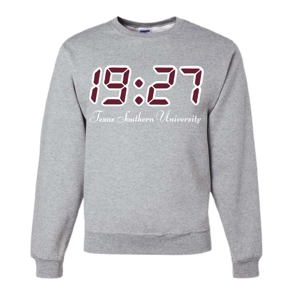 19:27 TxSU Sweatshirt Grey (Stitched)
