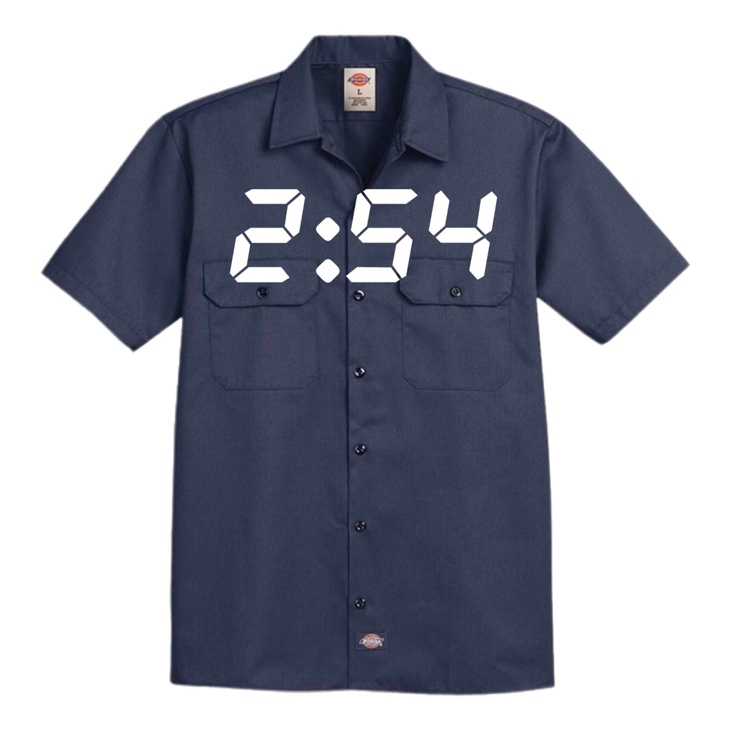 2:54 Dickies Button Up Navy