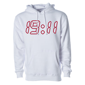 19:11 Hoodie White (Stitched)