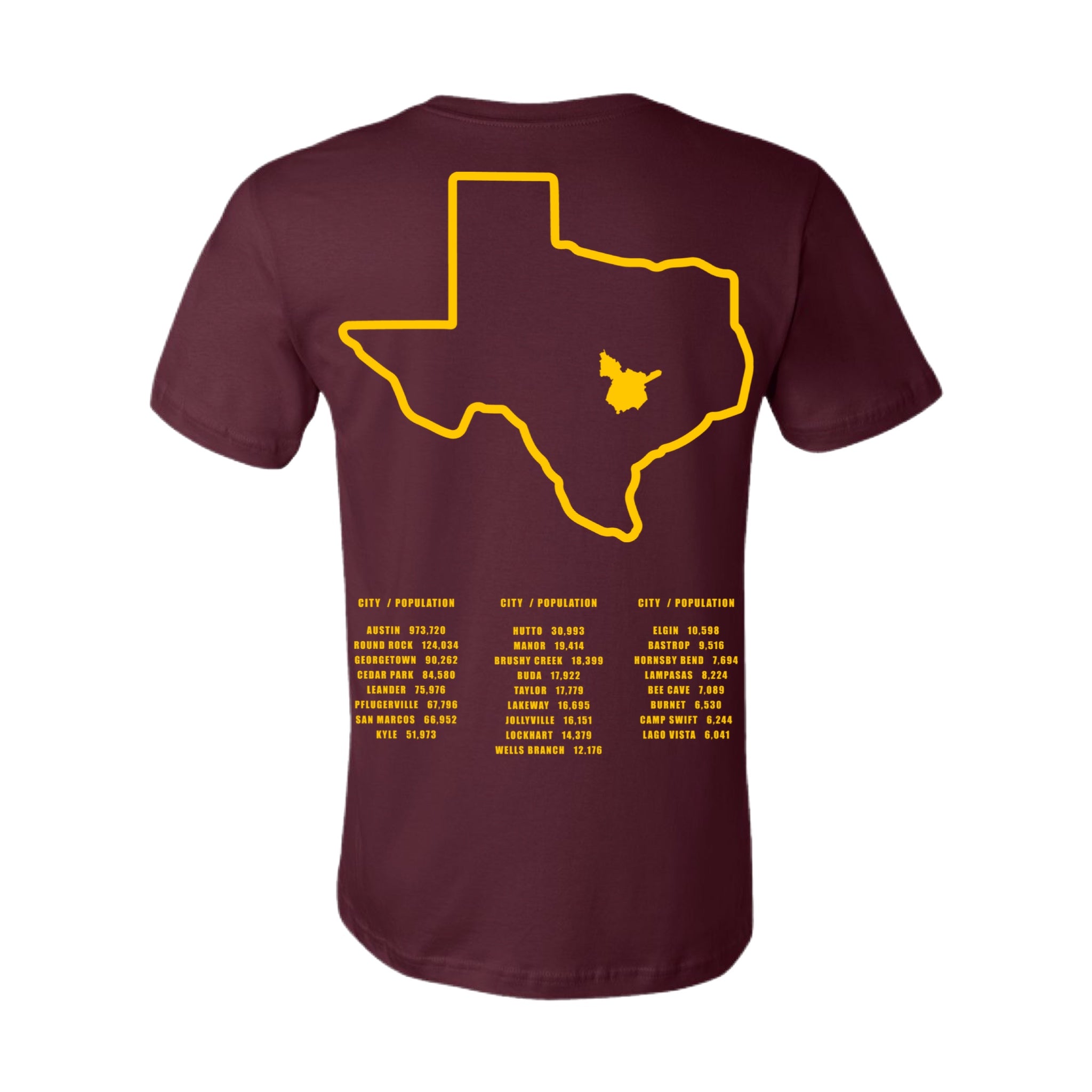 5:12 T-Shirt Maroon w/ yellow